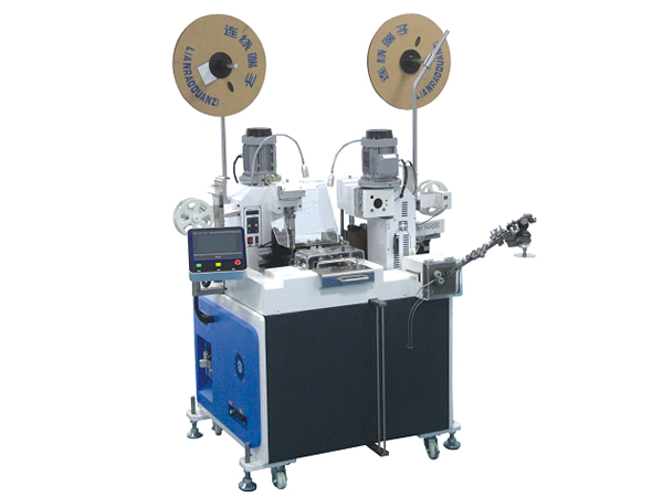 全自動（dòng）平移雙頭壓端機